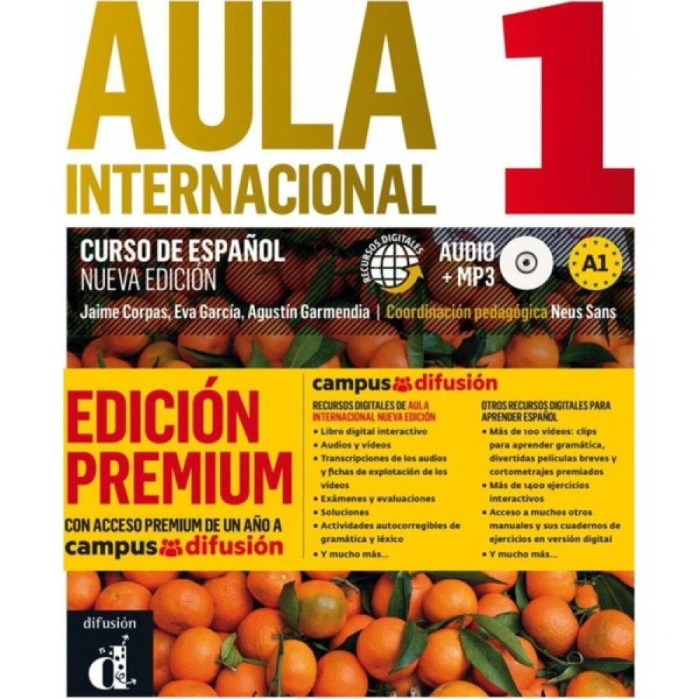 Difusion Yayınları Aula Int 1 Nueva Edición Libro Del Alumno + CD + Prem A1 Yabancı Dil Öğretici Kitaplar ve Eğitim Setleri Fiyatı