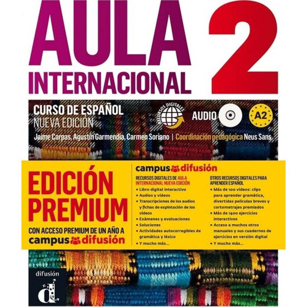 Difusion Yayınları Aula Int 2 Nueva Edición Libro Del Alumno + CD + Prem A2 Yabancı Dil Öğretici Kitaplar ve Eğitim Setleri Fiyatı