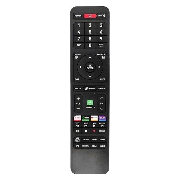 Digielektro Onvo 42OV6000F Ile Uyumlu Android LED Smart Kumanda - Siyah TV Aksesuarları Fiyatı