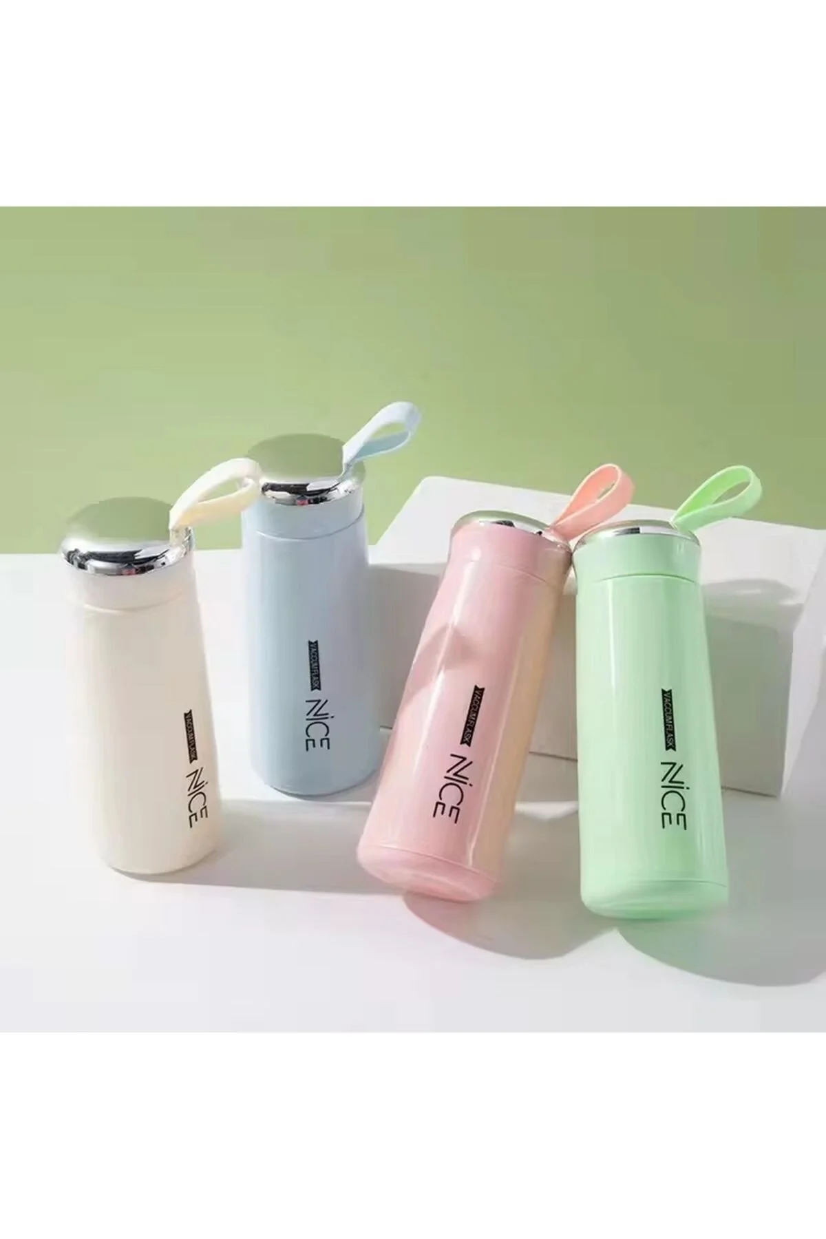DİGİFULL Renkli 400ml Çok Amaçlı İçi Cam Dışı Plastik Termos ( Çay Kahve Piknik Kamp Ofis Otel Kafe Okul )" Termos Fiyatı