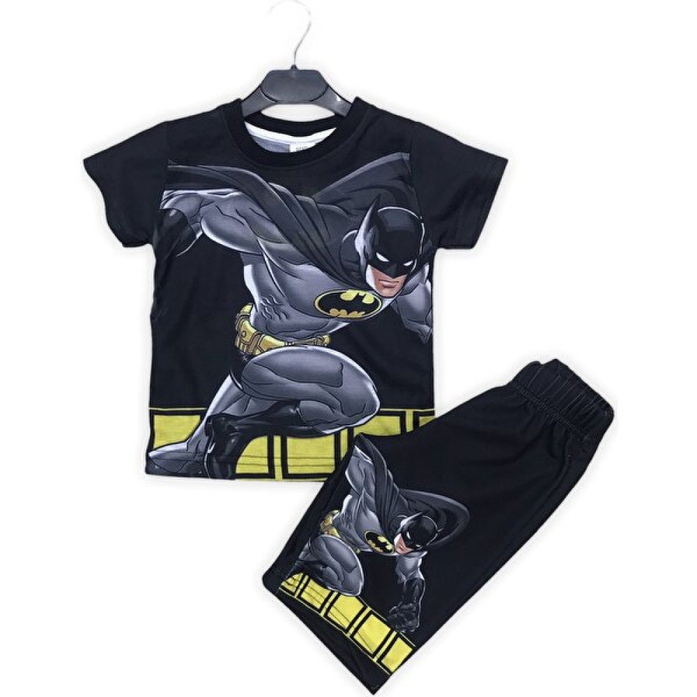 Dıgıl Kids Çocuk Kostüm Şortlu Takım Batman Unisex Erkek Çocuk Giyim Takımı Fiyatı