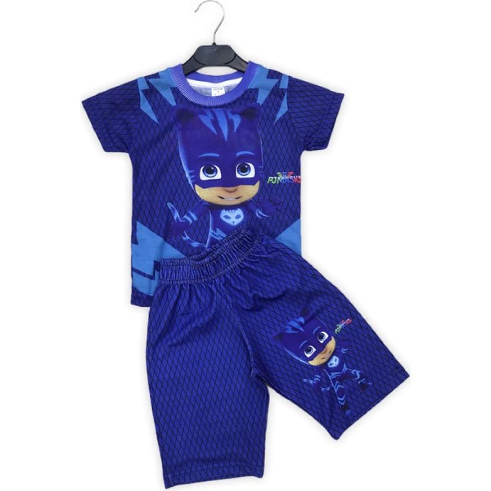 Dıgıl Kids Pijamaskeliler Kostüm Kedi Çocuk Pj Masks Pjmask Şortlu Takım Erkek Çocuk Giyim Takımı Fiyatı