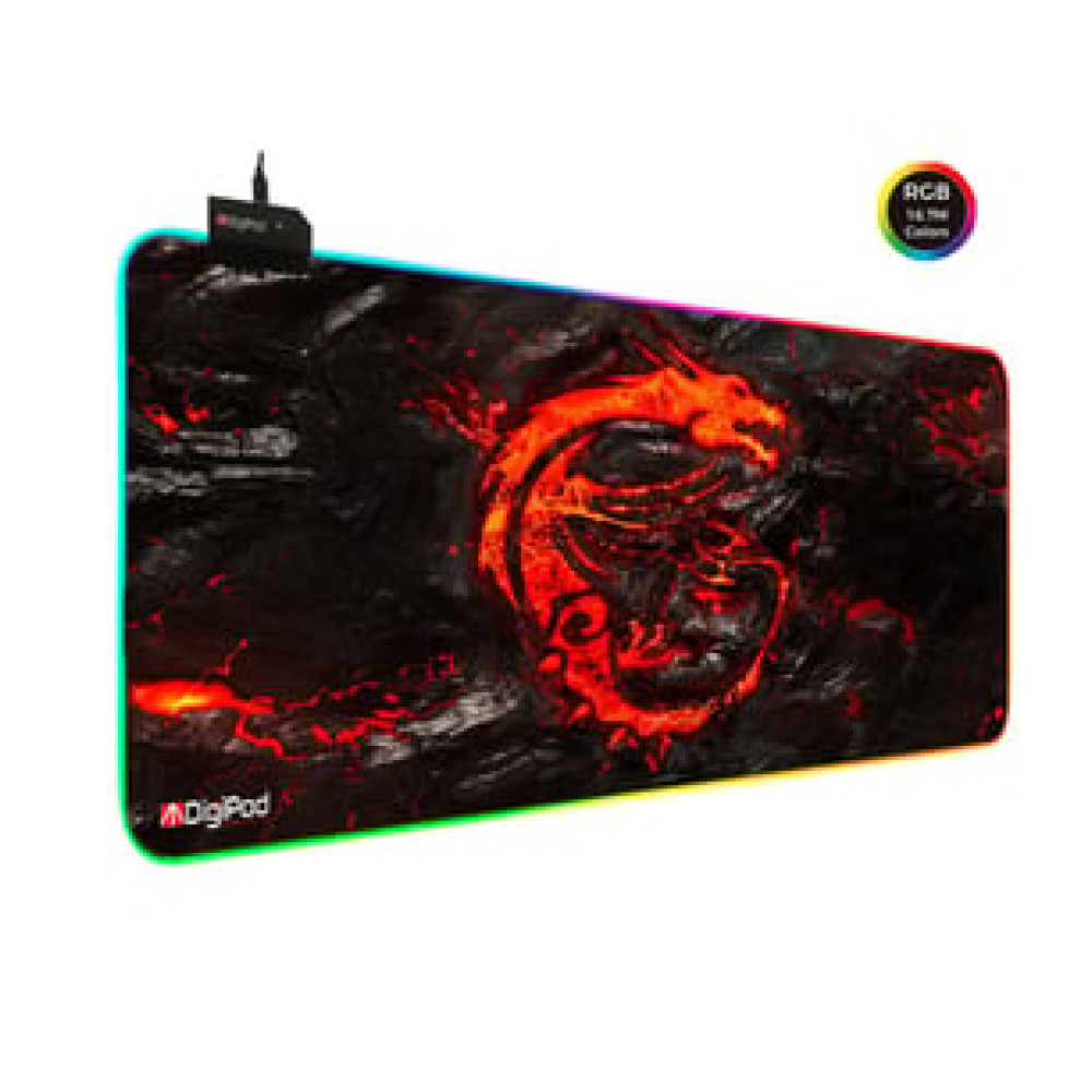 Digipod RGB oyuncu mousepad RGB Gaming oyuncu mouse pad kaymaz taban 70 x 30 4mm gaming mousepad Mouse Pad Fiyatı