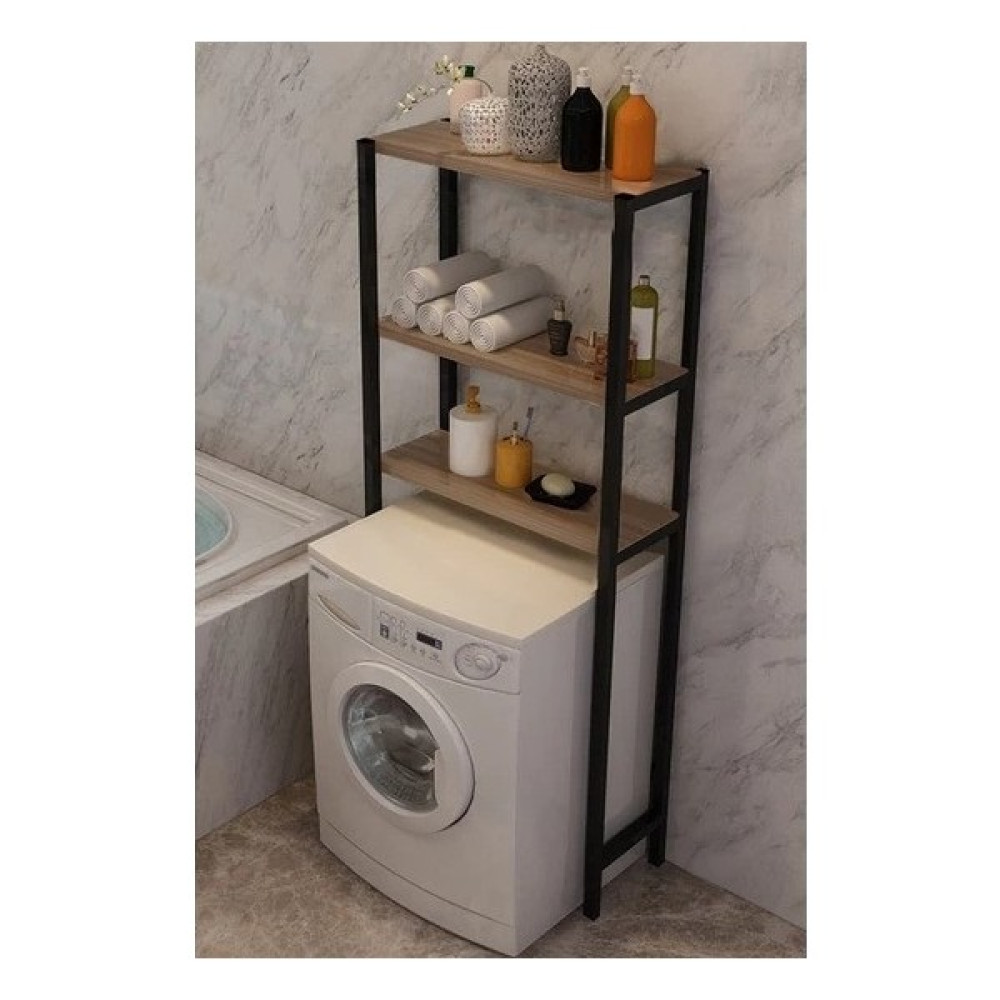Digital Group Çamaşır Makinesi Üstü Raf Düzenleyici Banyo Rafı Ceviz Banyo Dolabı / Mobilyası Fiyatı