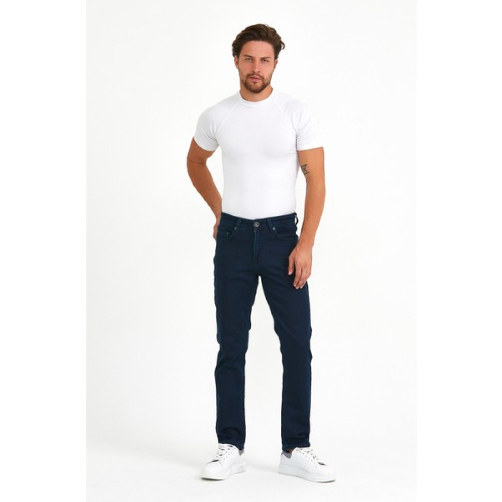 Digital Jeans Friendyol Digital Jeans Normal Kesim Fermuarlı Geniş Paça Yüksek Bel Açık Lacivert Baba Örme Kumaş Kot Pantolon Erkek Jeans / Kot Pantolon Fiyatı