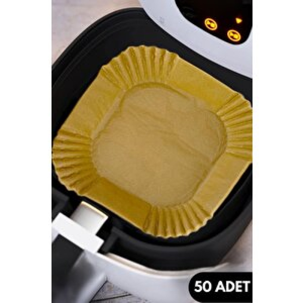 Digithome Airfryer 50 Adet Yanmaz Yapışmaz Pişirme Kağıdı Hava Fritözü Kalıbı 20 Cm Kare - G/7 C1-1-289 Pişirme Kağıdı Fiyatı