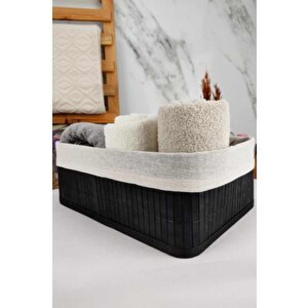 Digithome Bambu Çok Amaçlı Saklama Kutusu Düzenleyici Büyük Boy Organizer Siyah 33x23x12 Cm - Cl-6005-5 Sepet Fiyatı