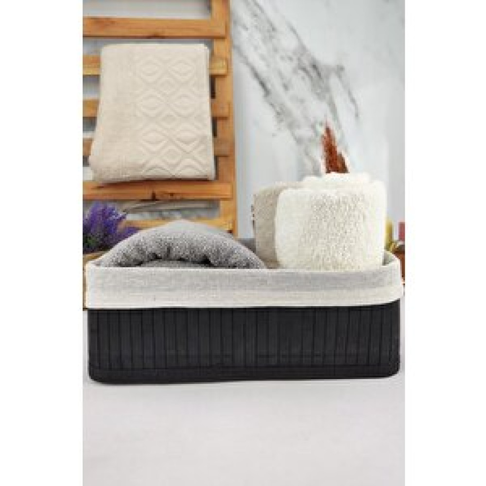 Digithome Bambu Çok Amaçlı Saklama Kutusu Düzenleyici Orta Boy Organizer Siyah 29x19x10 Cm - Cl-6006-5 Sepet Fiyatı
