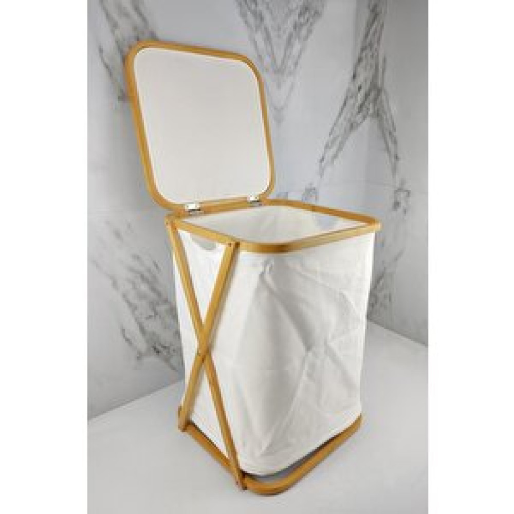 Digithome Bambu Kirli Çamaşır Sepeti – B9035 C1-1-100 Çamaşır Sepeti Fiyatı