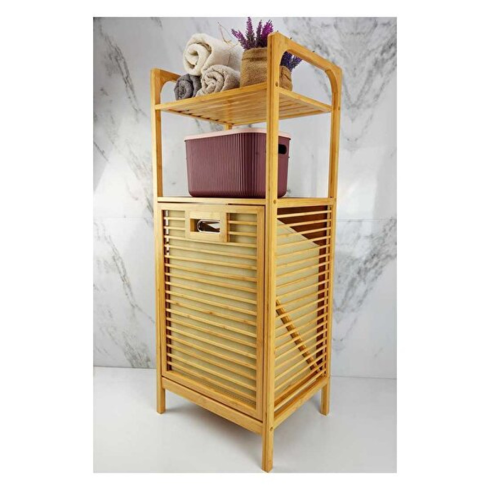 Digithome Bambu Kirli Sepetli Banyo Düzenleyici Raf - B9037 C1-1-100 Şofbenler Fiyatı