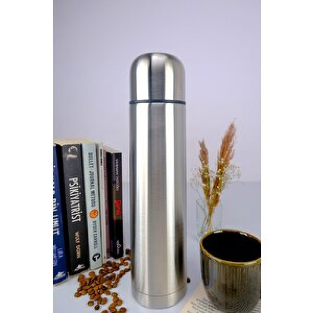 Digithome Çift Katmanlı Paslanmaz Çelik Termos Bardak 1000 Ml Gri - 05360 C1-1-154 Termos Fiyatı