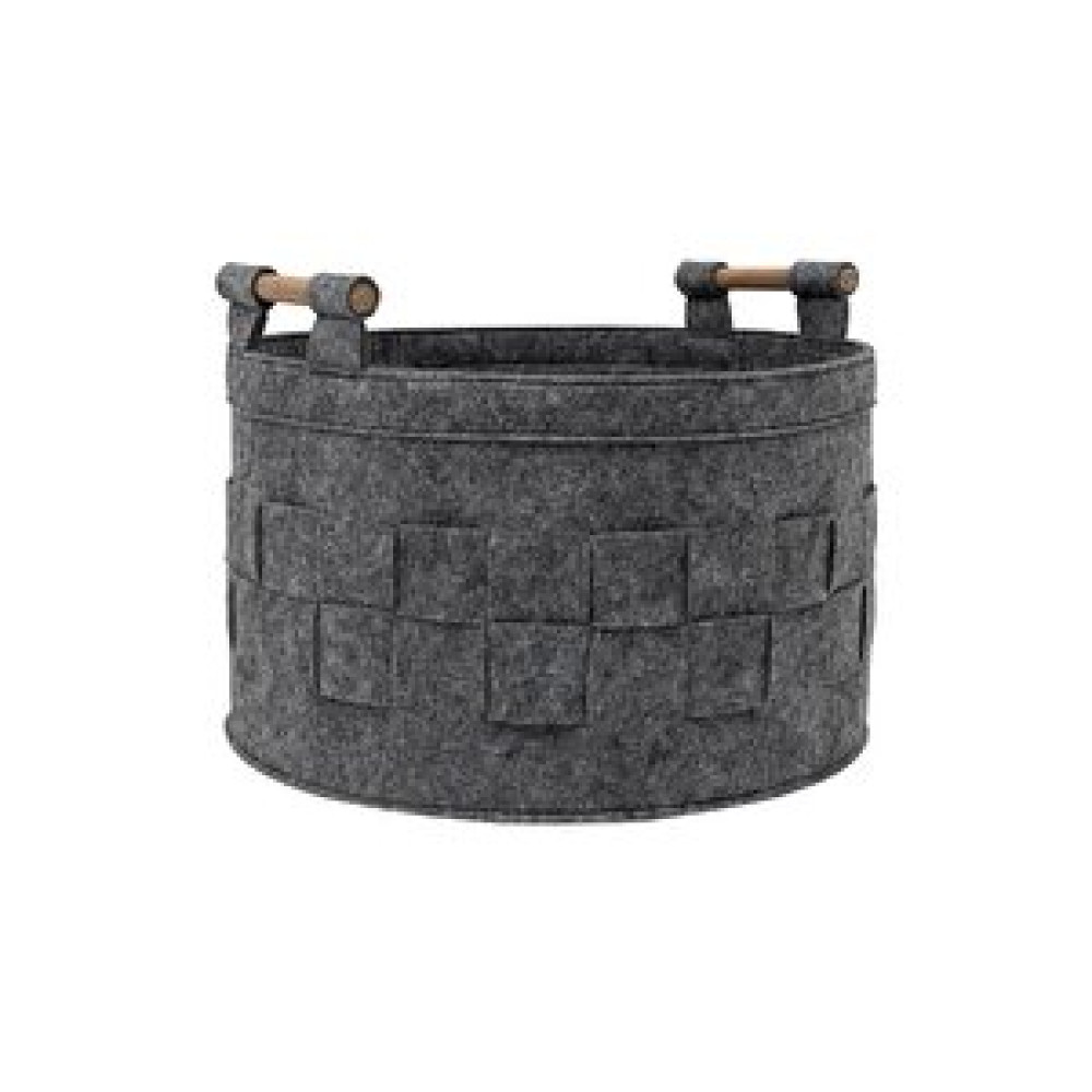 Digithome Felted Keçe Örgülü Ahşap Saplı Raf Düzenleyici 30x18 - 105369 Sepet Fiyatı