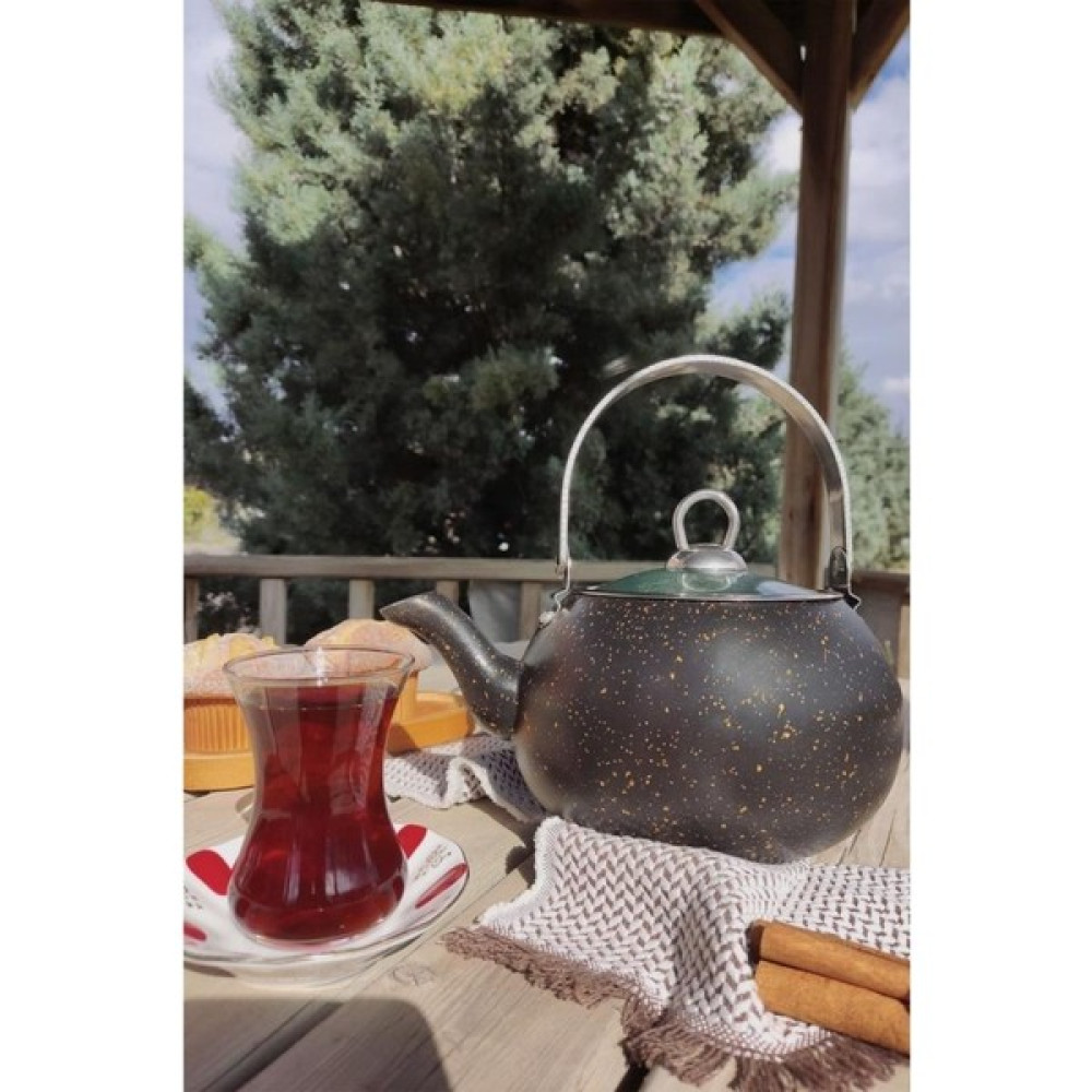 Digithome Granit Kamp ve Mutfak Çay Bitki Çayı Demliği 1,5 Lt Siyah - 152.2.07.020 Çay / Çaydanlık Setleri Fiyatı