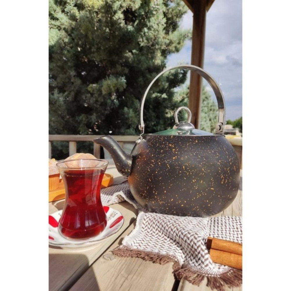 Digithome Granit Kamp ve Mutfak Çay Bitki Çayı Demliği 2,5 Lt Siyah- 152.2.07.039 Çay / Çaydanlık Setleri Fiyatı