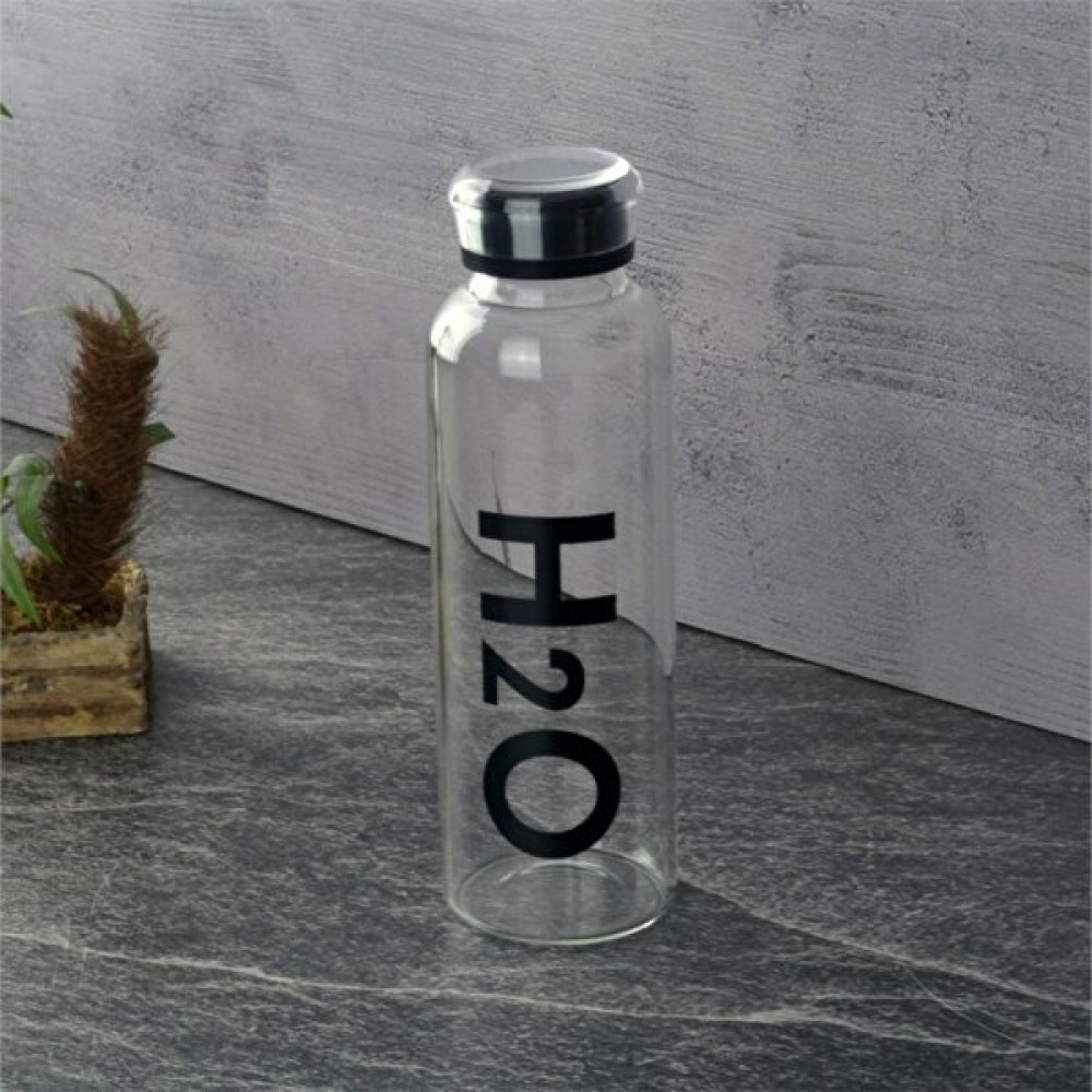 Digithome H2O 500 ml Borosilikat Cam Matara Siyah - H2O81460 Matara Fiyatı