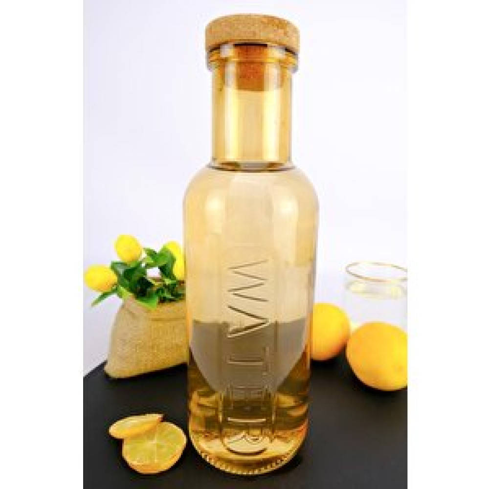 Digithome H2o Mantar Kapaklı Cam Su Şişesi Başucu Sürahisi 1000 Ml Amber - H2o89106 C1-1-18 Sürahi Fiyatı