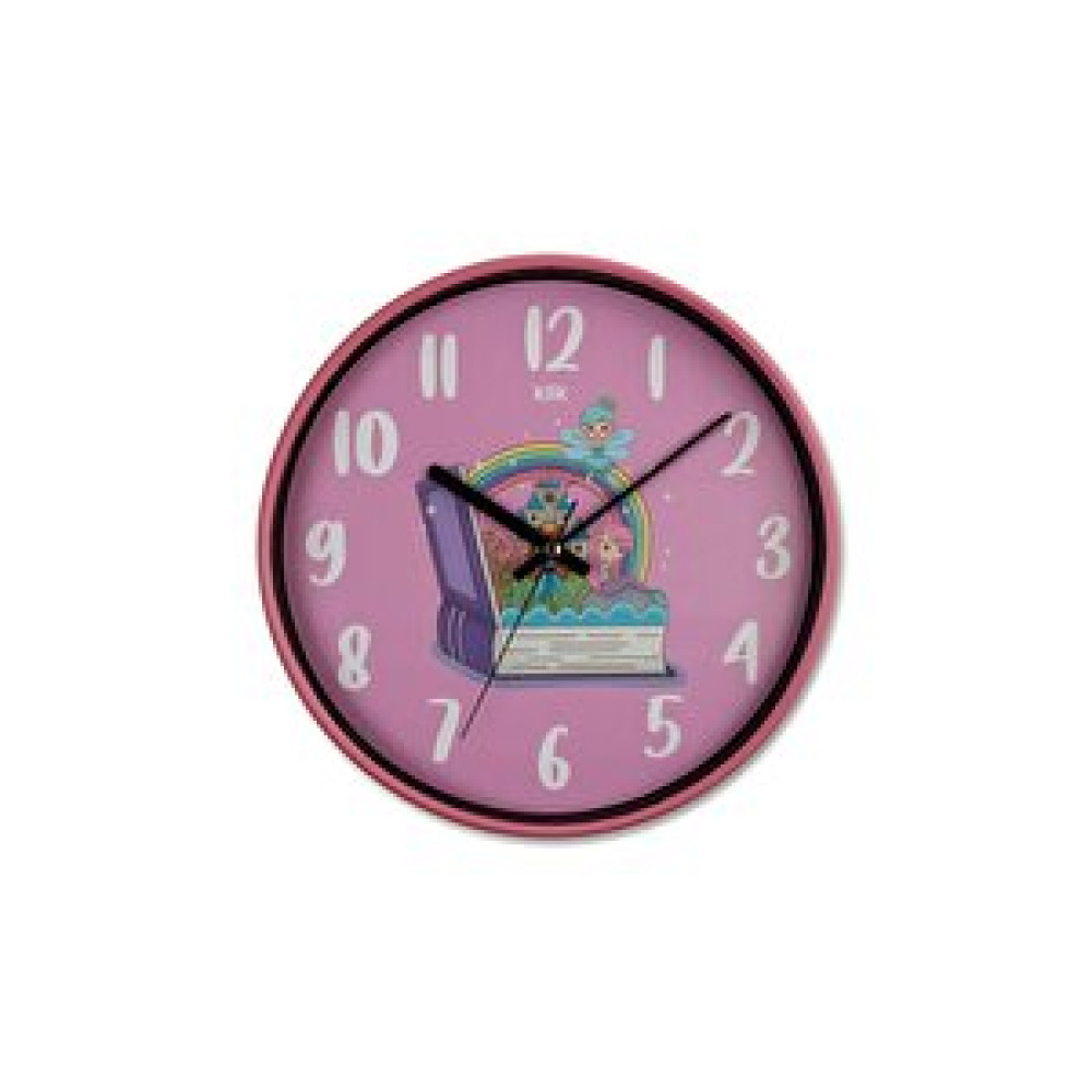 Digithome Harikalar Diyarı Desen Cam Detaylı Sessiz Mekanizmalı Çocuk Duvar Saati 30 Cm K-slim-masal C1-1-287 Dekoratif Saat Fiyatı