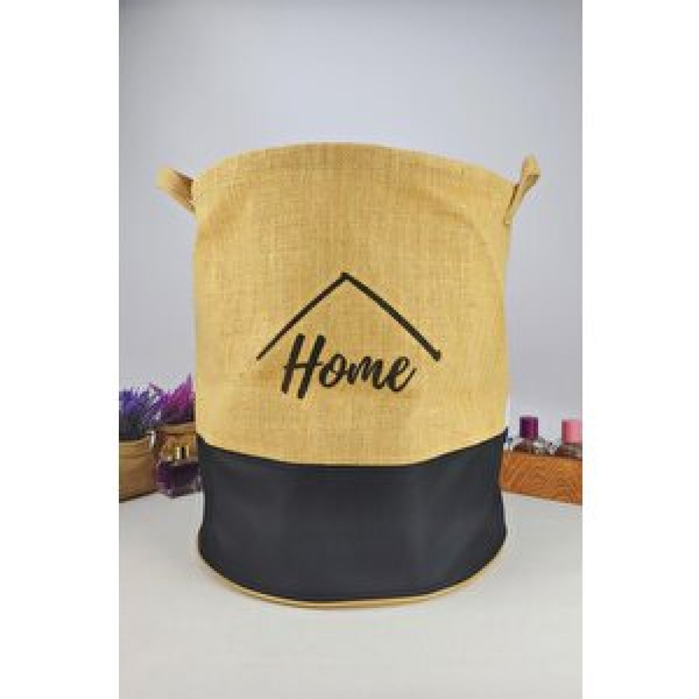 Digithome Hasır Çok Amaçlı Düzenleyici Organizer Mega Yuvarlak Sepet Siyah - Cly-j1012 C1-1-121 Sepet Fiyatı