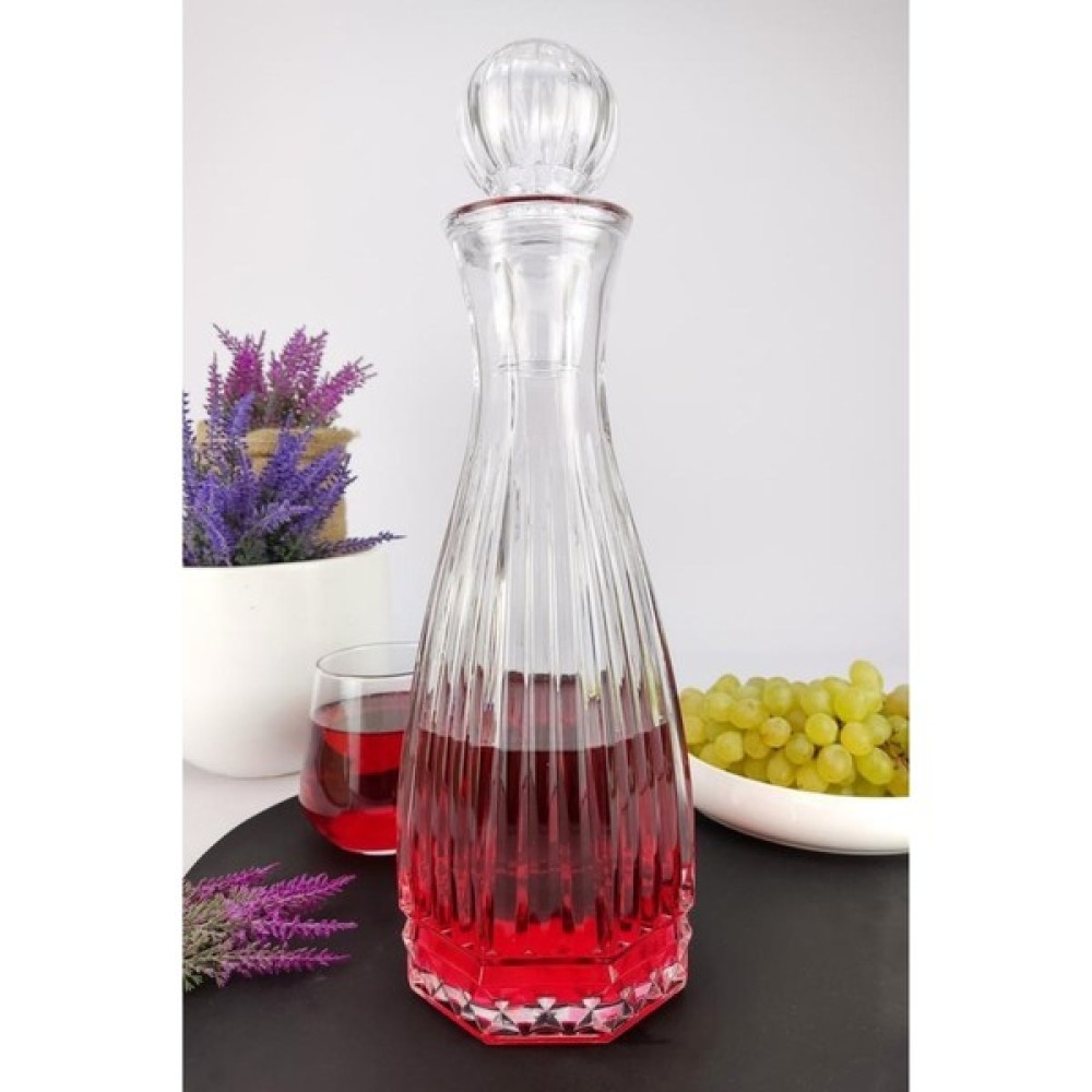 Digithome Linea Cam Kapaklı Su ve Meşrubat Sürahisi Karaf Şişe 750 ml - LN.KIR.011.00.000 - 0,75 L Sürahi Fiyatı