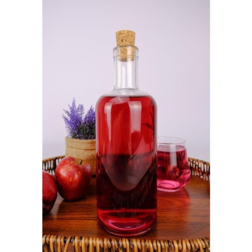 Digithome Mantar Kapaklı Cam Su Şişesi Başucu Sürahisi Karaf 700 ml - TG0809040001ECY C320.225 Sürahi Fiyatı