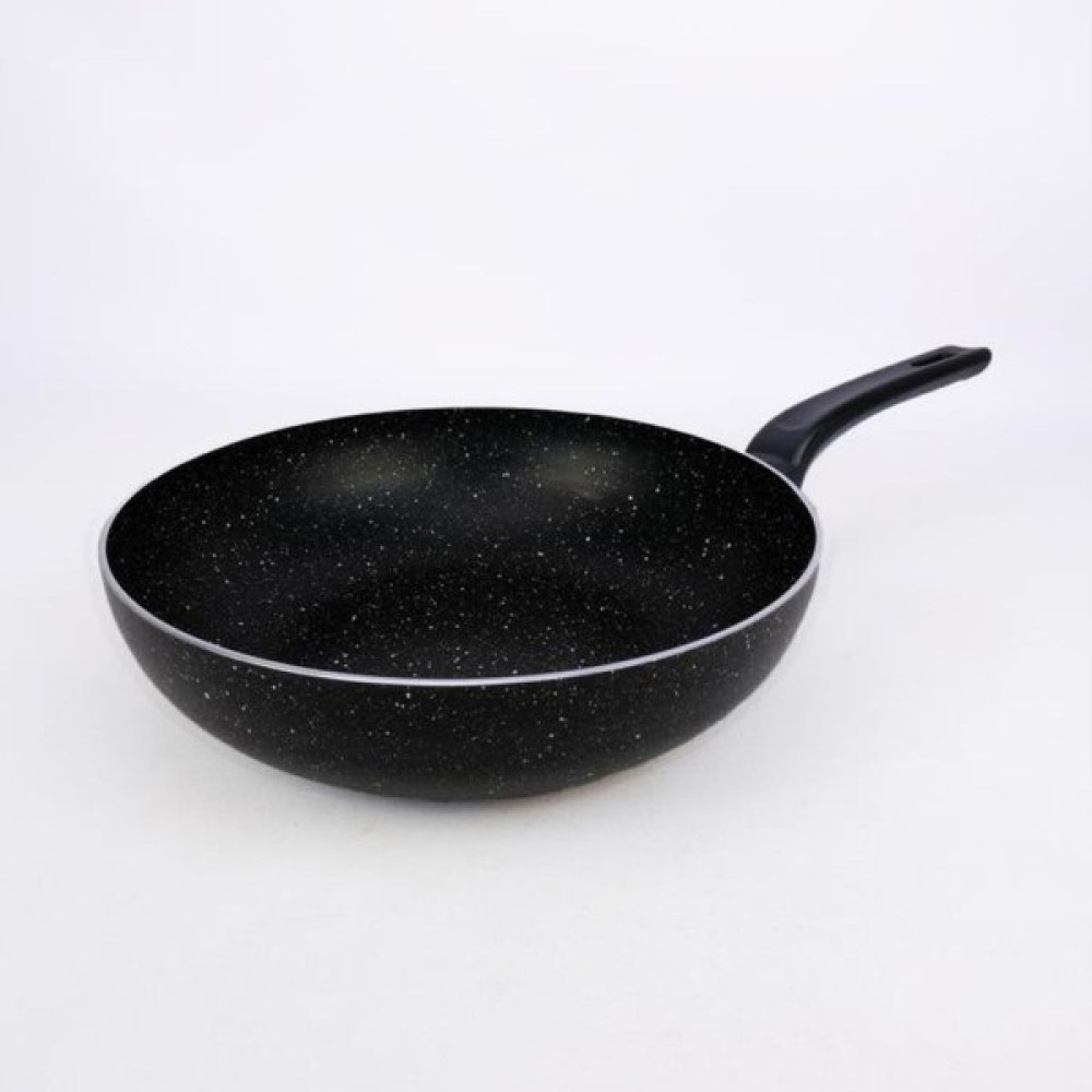 Digithome Mehtap Yanmaz Yapışmaz Granit Wok Tava 28 cm Siyah – C320.006 Tavalar Fiyatı
