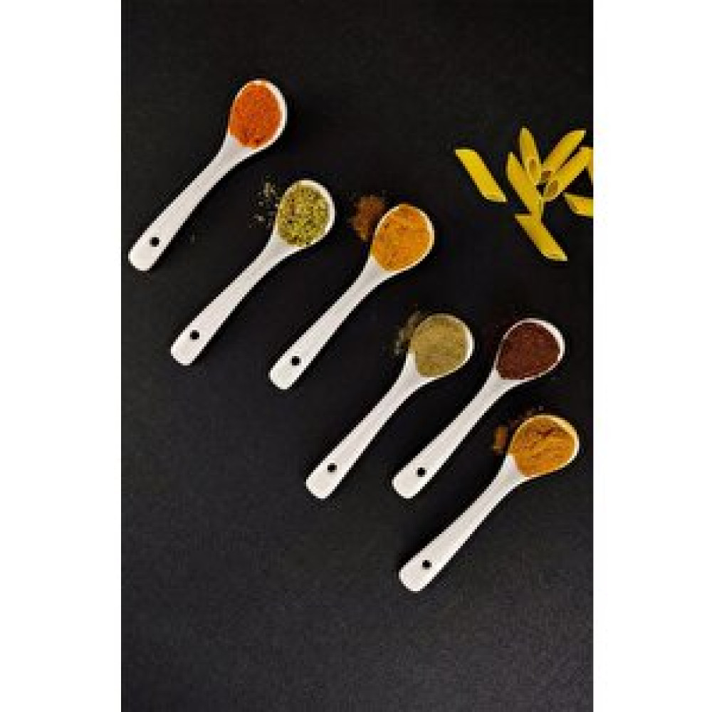 Digithome Porselen 6’lı Çay Kaşığı Reçel Ve Sos Kaşığı 10,5 Cm Beyaz - Gsa-27 Çatal / Kaşık / Bıçak Takımları Fiyatı