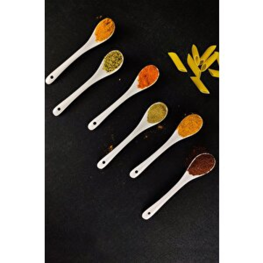 Digithome Porselen 6’lı Çay Kaşığı Reçel Ve Sos Kaşığı 13 Cm Beyaz - Gsa-50 Çatal / Kaşık / Bıçak Takımları Fiyatı