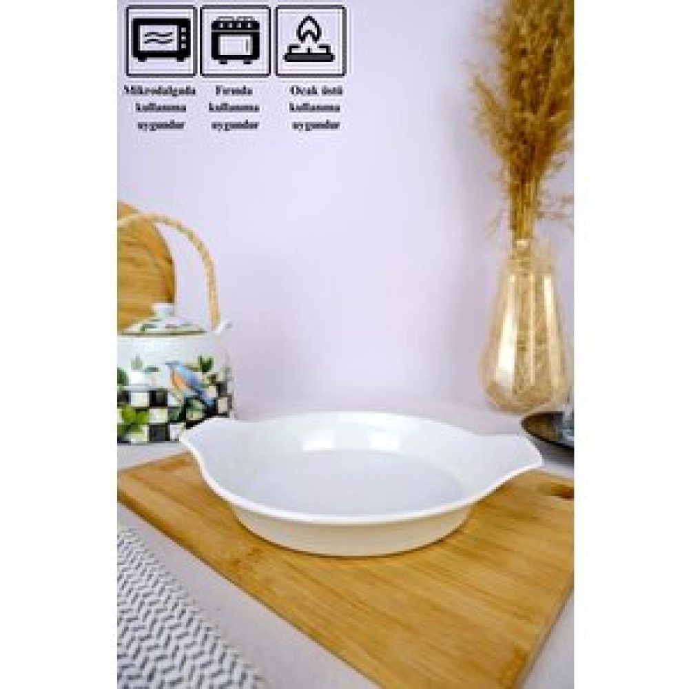 Digithome Porselen Kahvaltılık Sahan Isıya Dayanıklı Servis Sunum Tabağı Oval 18 Cm - 63393 C320.045 Fincan / Bardak / Kahve Takımı Fiyatı