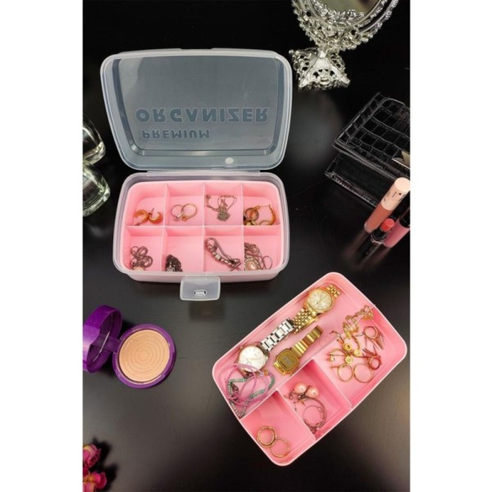 Digithome Premium Çok Amaçlı Organizer Kutu Pembe 2 Lt - 02 1192 Eşya Saklama Kutusu Fiyatı
