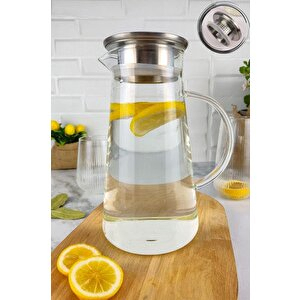Digithome Süzgeç Kapaklı Borosilikat Cam Sürahi 1,5 Lt – 097kx90092 Sürahi Fiyatı