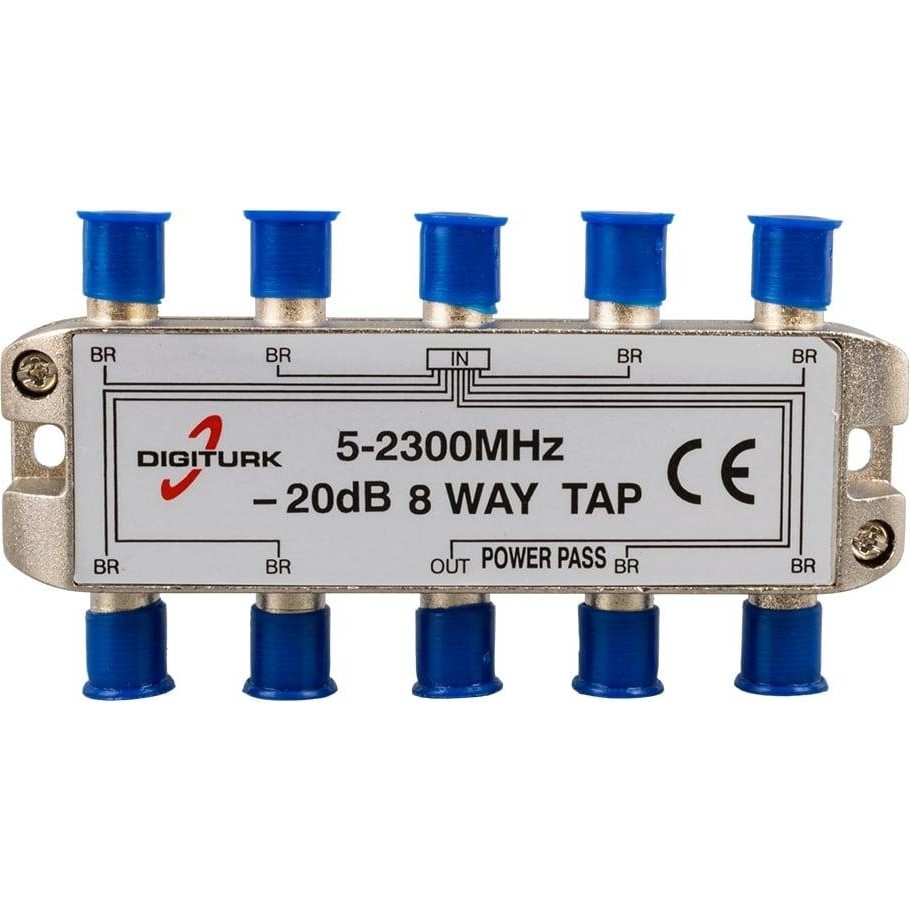 Digitürk 5-2150 Mhz 8 Yollu Switch Splitter - Gri Diğer Fiyatı