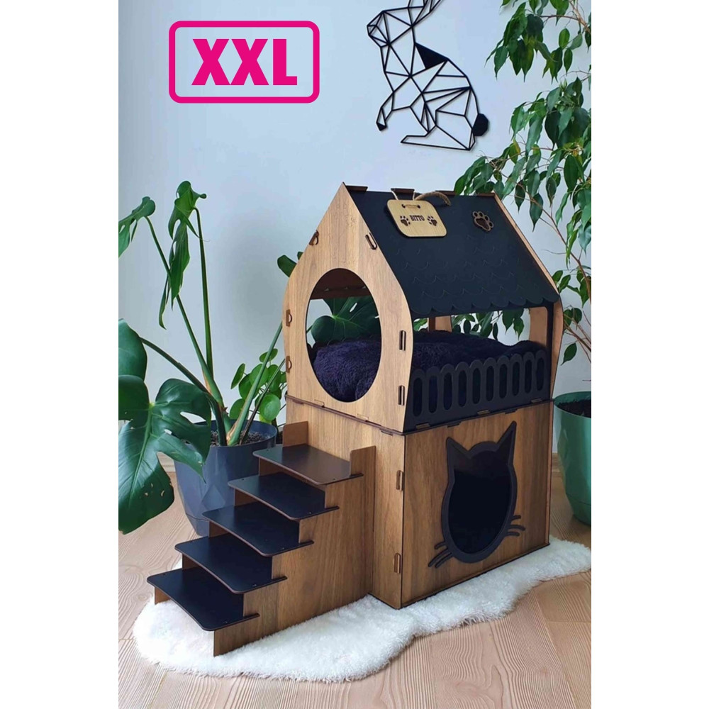 Digitus Büyük Kedi Evi Xxl Teraslı Kedi Evi 5kg Ve Üzeri Kediler Için Evcil Hayvan Ürünleri Fiyatı