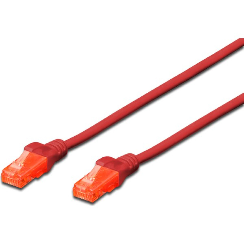 Digitus Cat 6/u-Utp Patch Kablo Kırmızı 25 cm Ağ / Network Kablosu Fiyatı