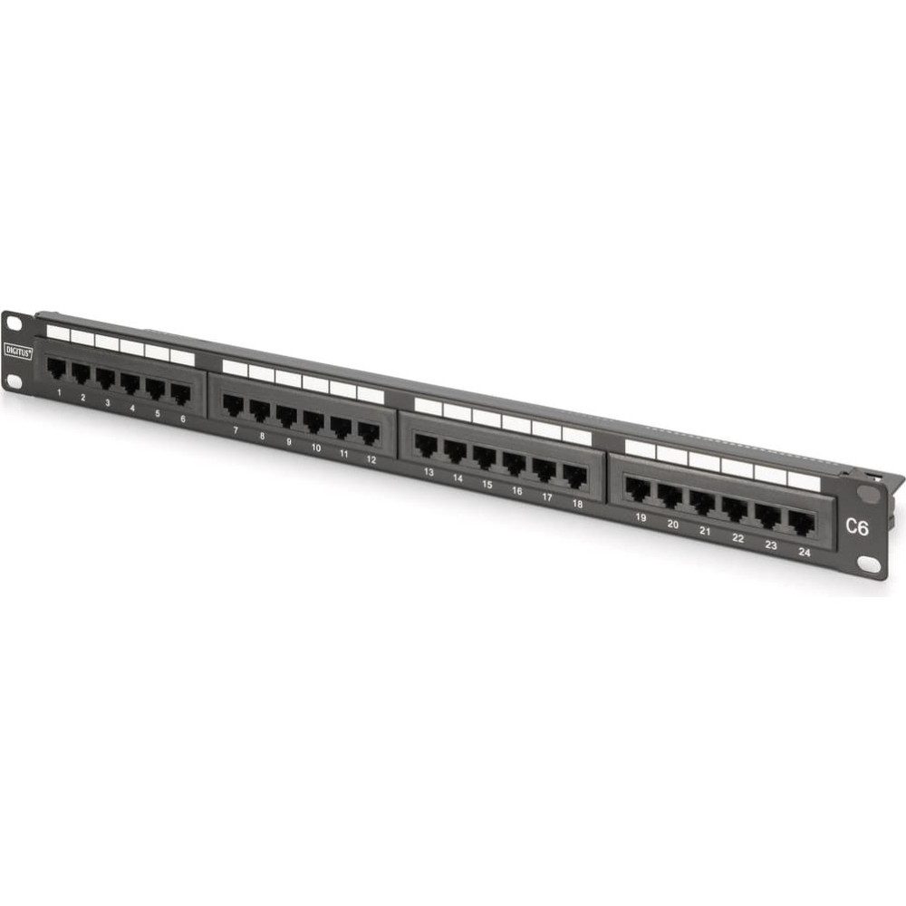Digitus Dıgıtus Cat 6, E Sınıfı Dolu Patch Panel, Ekransız 24 Port RJ45, 8P8C, 1u - yok Kabinet Fiyatı