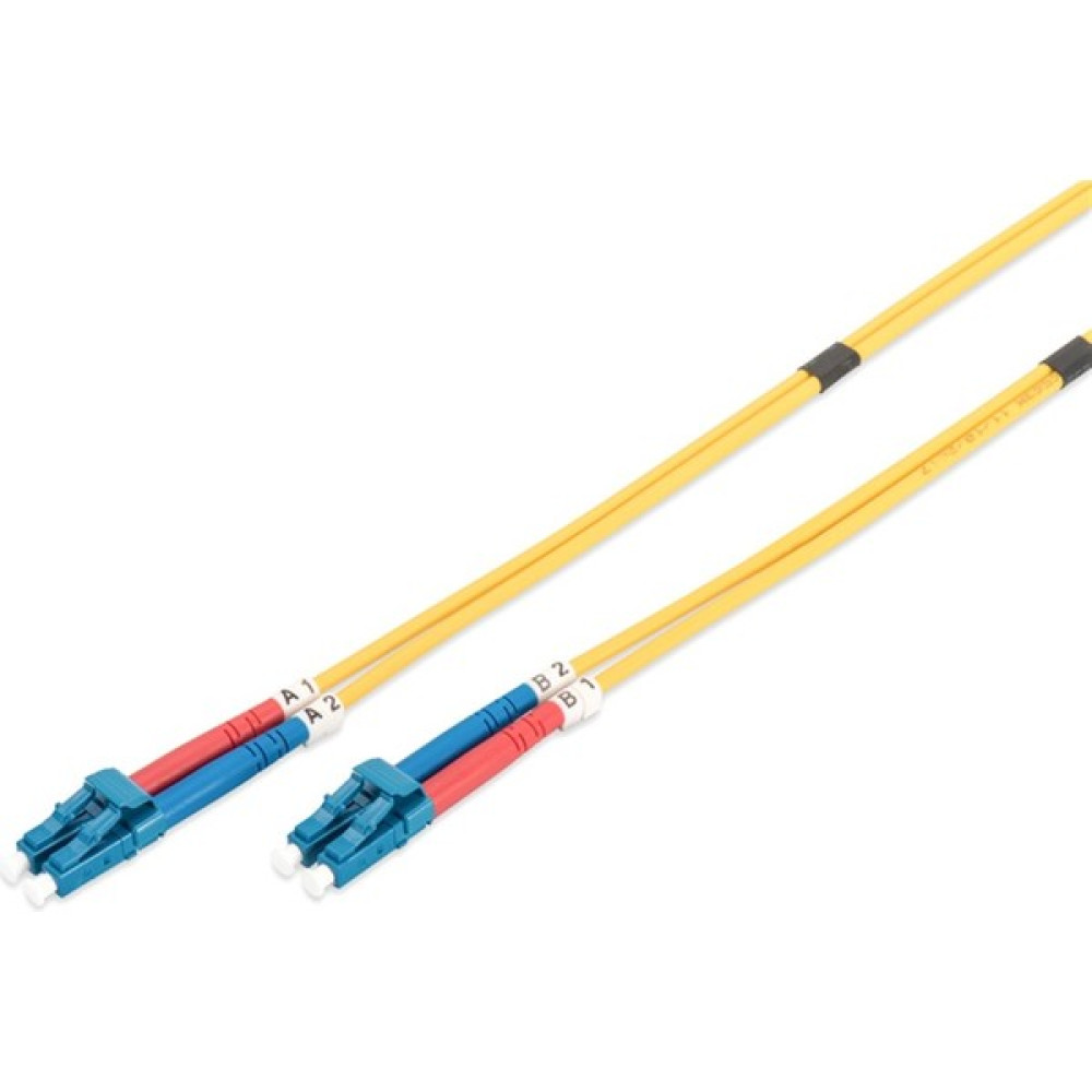 Digitus Lc-Lc Fiber Optik Patch Kablo, 2 Metre, Singlemode, Duplex, 09/125 - Şeffaf Ağ / Network Kablosu Fiyatı