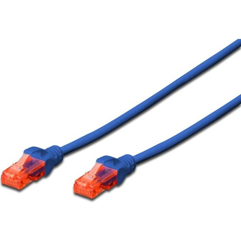 Digitus Patch Kablo Cat6 - Mavi - 0.5 m Ağ / Network Kablosu Fiyatı