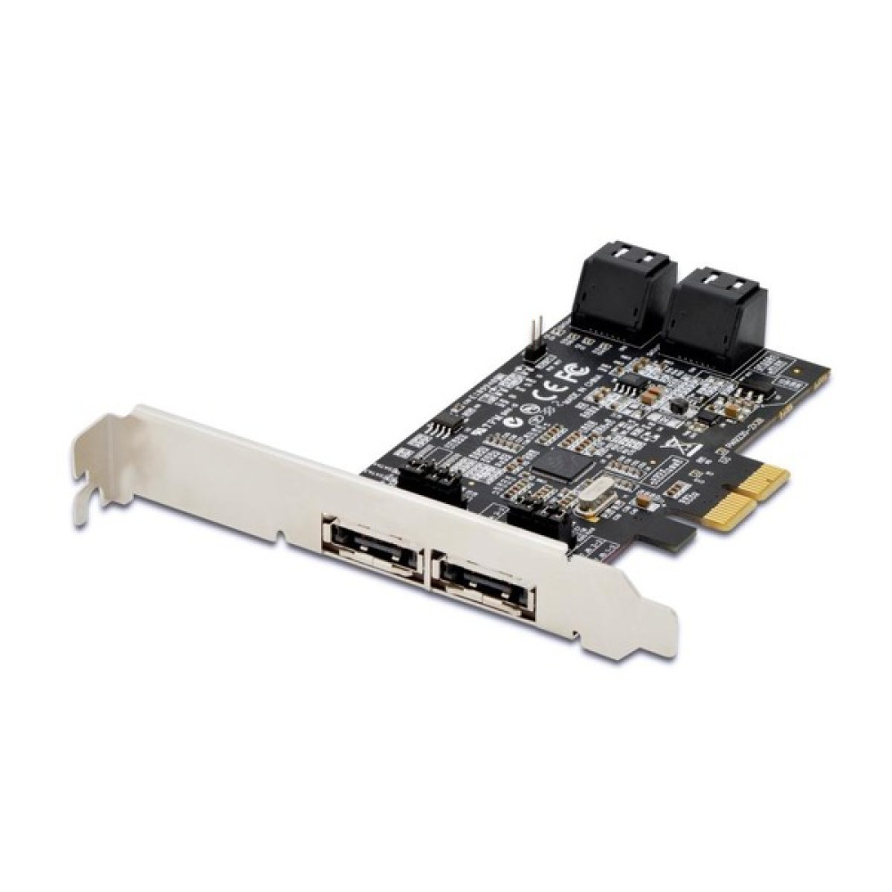 Digitus Serial Ata (Sata) Iıı Pcı Express Kartı,  4 X Dahili Sata Port, 2 X Harici Esata Port, Marvell 88Se9230 Chipset':Li Ekran Kartları Fiyatı