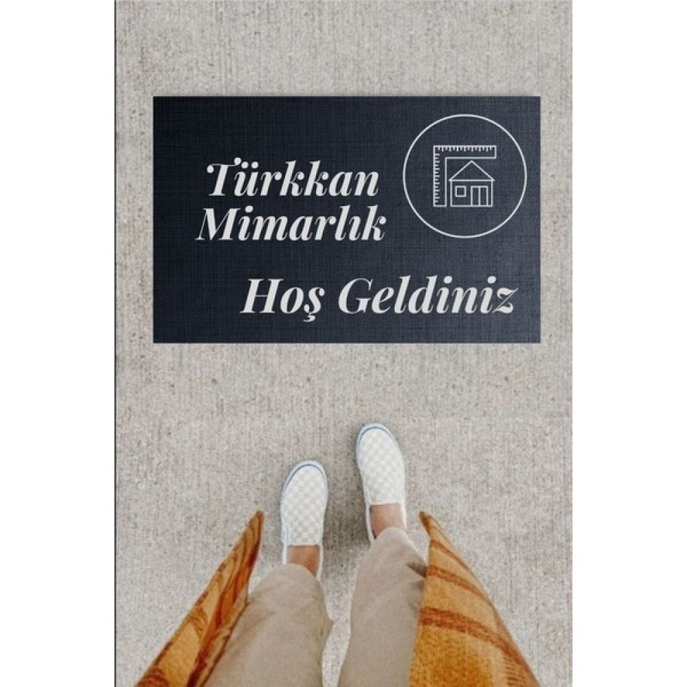 Diji Baby Dijital Baskı Kişiye Özel Kapı Önü Paspası 6 - 45 x 70 cm - Renkli Paspas Fiyatı