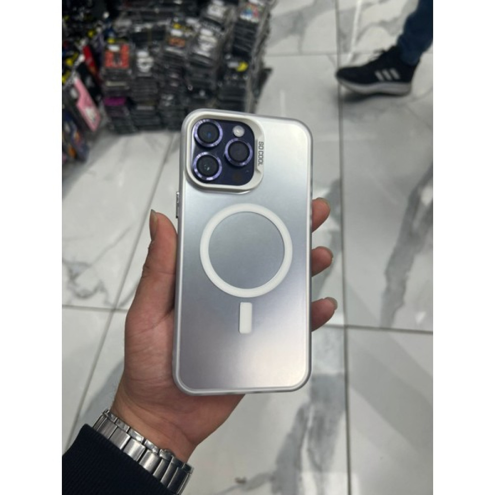 Dijimedia Apple iPhone 15 Pro Uyumlu So Cool Parlak Hologramlı Magsafe Kılıf Beyaz Cep Telefonu Kılıfı Fiyatı