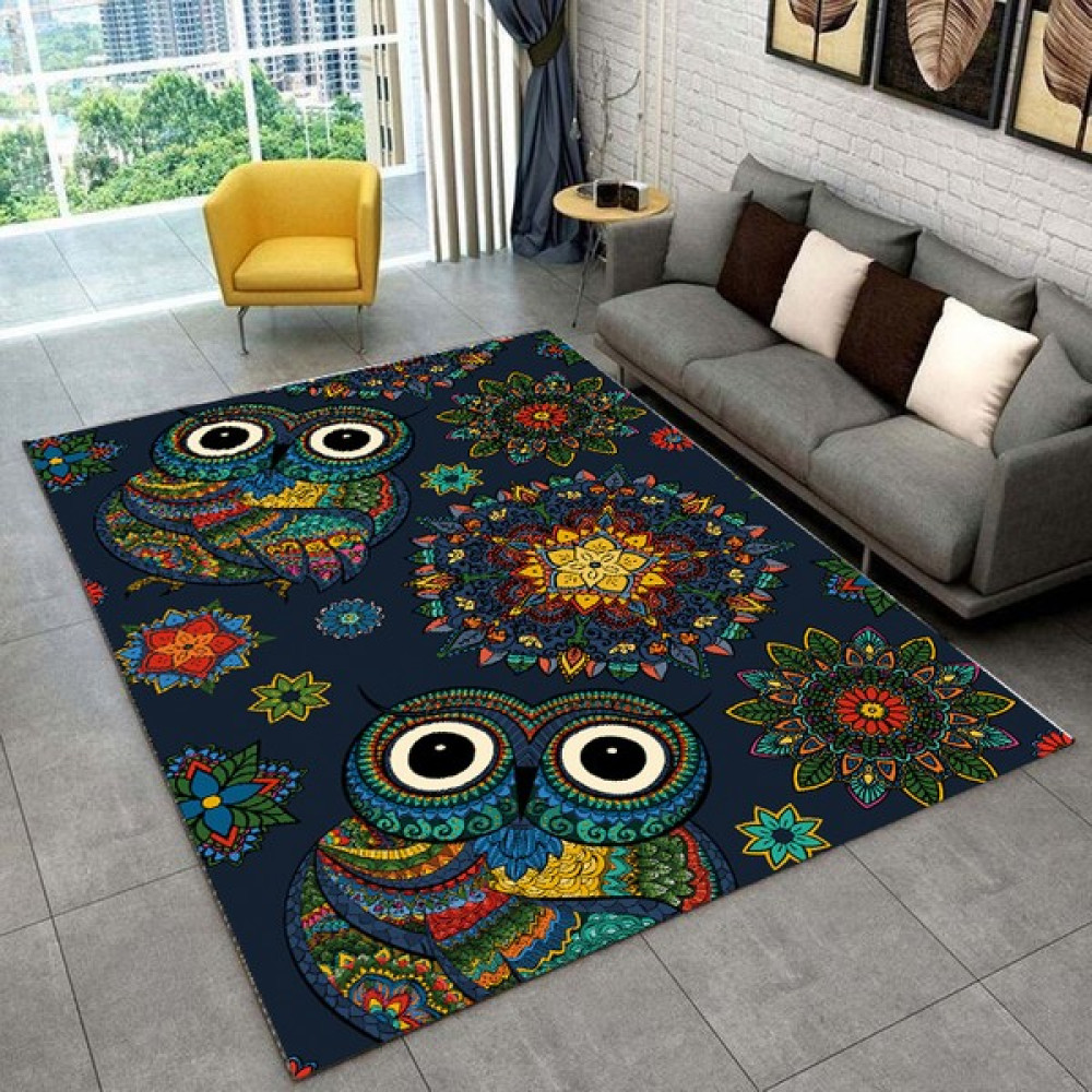 Dijital Baskı Yıkanabilir Kaymaz Taban Salon Mutfak Koridor Halısı Renkli HS376 - 40 x 60 cm Salon Halısı Fiyatı