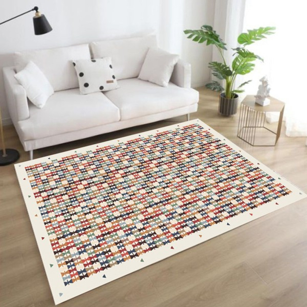 Dijital Baskı Yıkanabilir Kaymaz Taban Salon Mutfak Koridor Halısı Renkli HT333 - 40 x 60 cm Salon Halısı Fiyatı