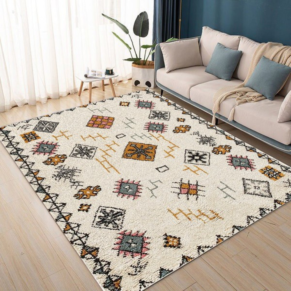Dijital Baskı Yıkanabilir Kaymaz Taban Salon Mutfak Koridor Halısı Renkli SD955 - 40 x 60 cm Salon Halısı Fiyatı