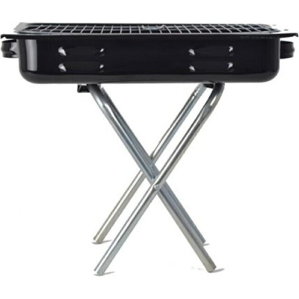 Dijital Çarşı Katlanabilir Ayaklı Taşınabilir Mangal + Izgara Teli 60 cm - Siyah Bahçe Mangalı & Barbekü Fiyatı
