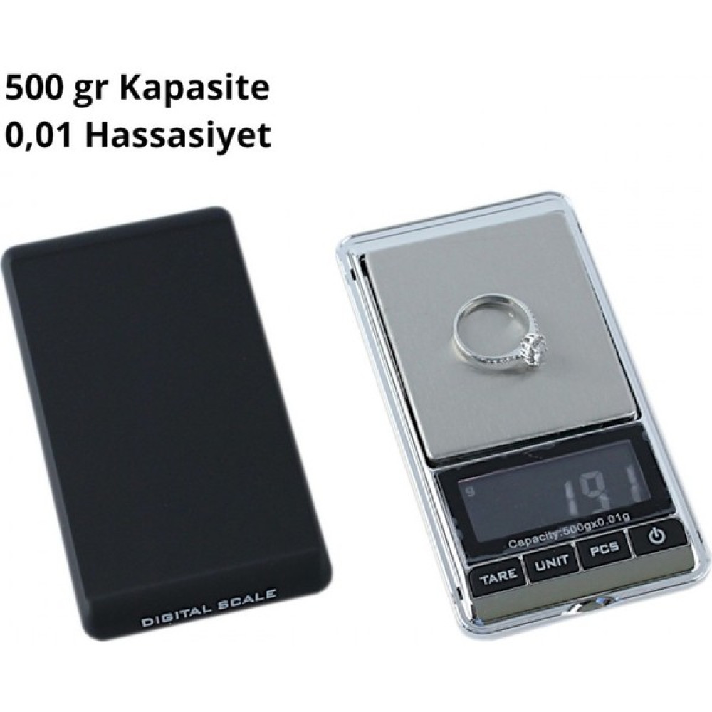 Dijital Hassas Cep Terazisi Tartı 500 G Digital Scale 0,01 Hassas Diğer Test ve Ölçüm Cihazları Fiyatı