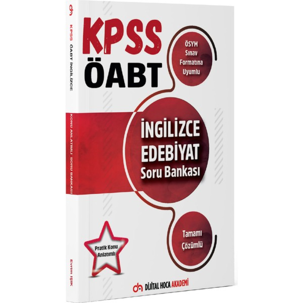 Dijital Hoca Akademi 2022 Öabt Ingilizce Öğretmenliği Edebiyat Pratik Konu Anlatımlı Tamamı Çözümlü Soru Bankası Dijital Hoca Akademi Ders Sınav Kitapları Fiyatı