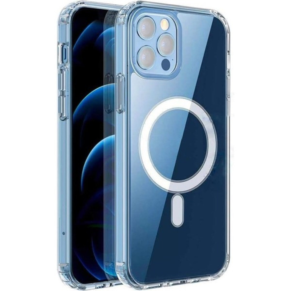 Dijital İndirim Apple iPhone 12 Pro Max Magsafe Kamera Korumalı Şeffaf Silikon Kılıf Cep Telefonu Kılıfı Fiyatı