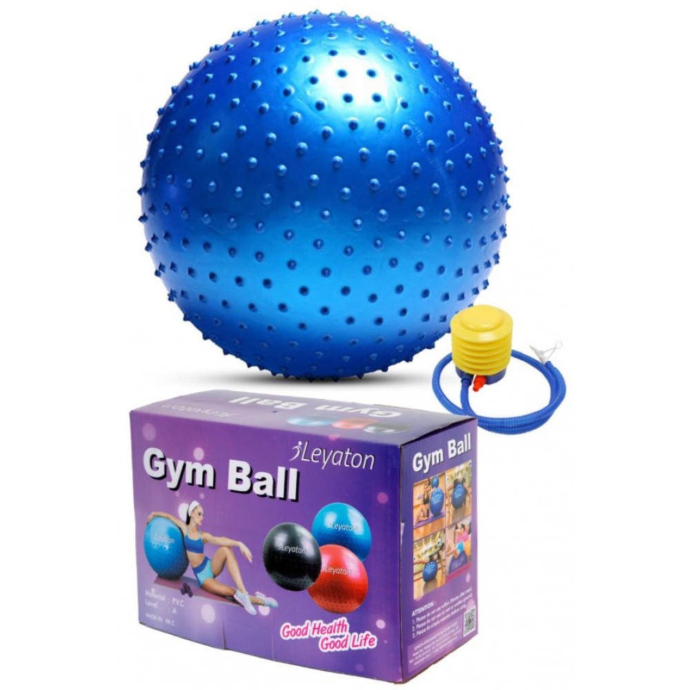 Dikenli Yoga Pilates Aeorobik Jimnastik Topu 65 Cm Mavi Lyt10481 Pilates Aletleri Fiyatı