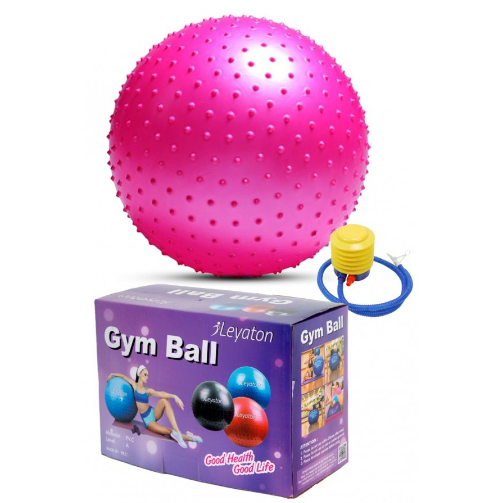 Dikenli Yoga Pilates Aeorobik Jimnastik Topu 65 Cm Pembe Lyt10484 Pilates Aletleri Fiyatı