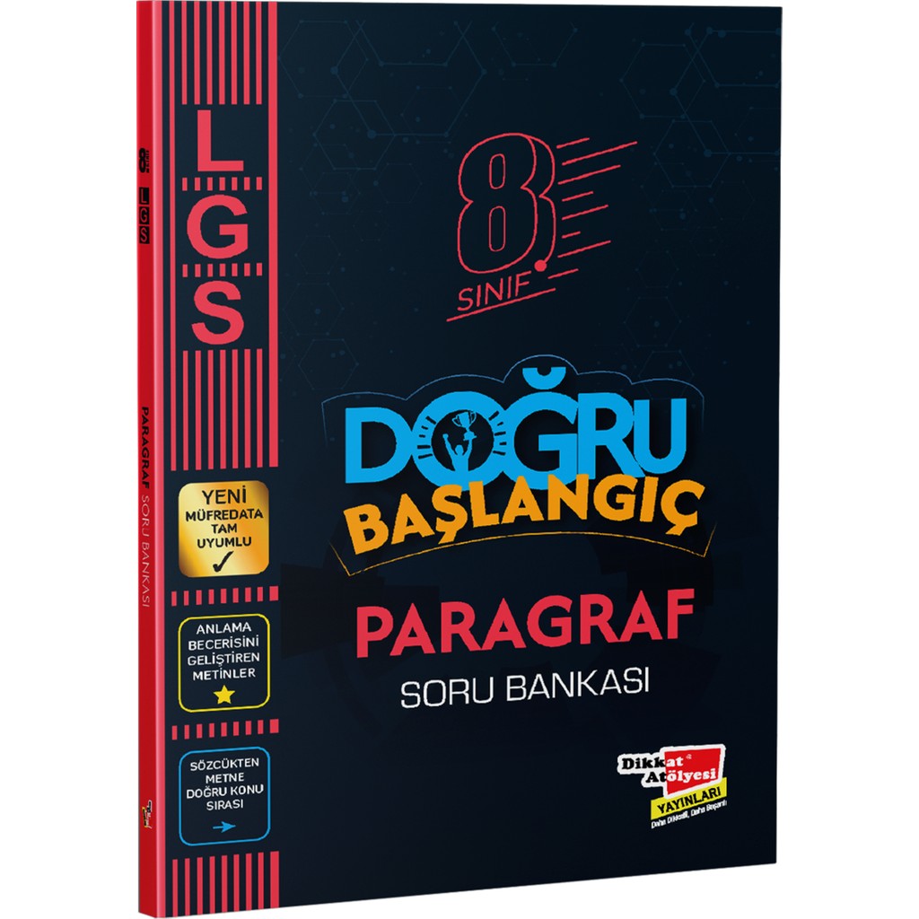 Dikkat Atölyesi Yayınları 8. Sınıf Paragraf Doğru Başlangıç Soru Bankası Fix Çıkan Sorular Türkçe Fiyatı