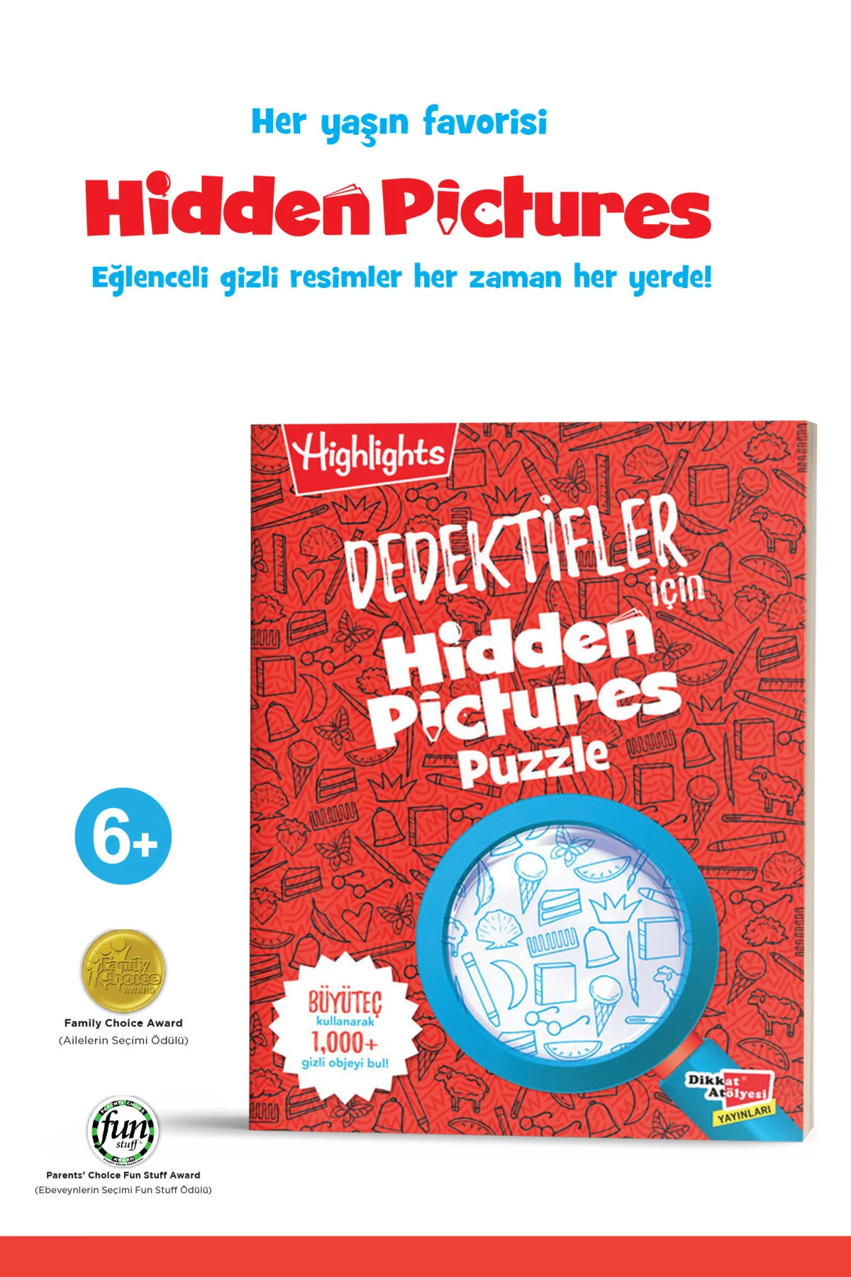 Dikkat Atölyesi Yayınları Dedektifler Için Hidden Pictures Puzzle" Aktivite & Eğitici Kitaplar Fiyatı